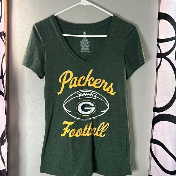 NFL team apparel Green Bay Packers short sleeve shirt, size extra small - Picture 1 of 8